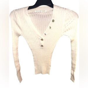 Veronica Beard Off White Knit Top